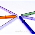 custom hand blown glass drinking straws